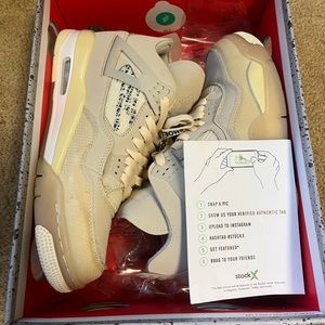 Jordan 4 offwhite sail